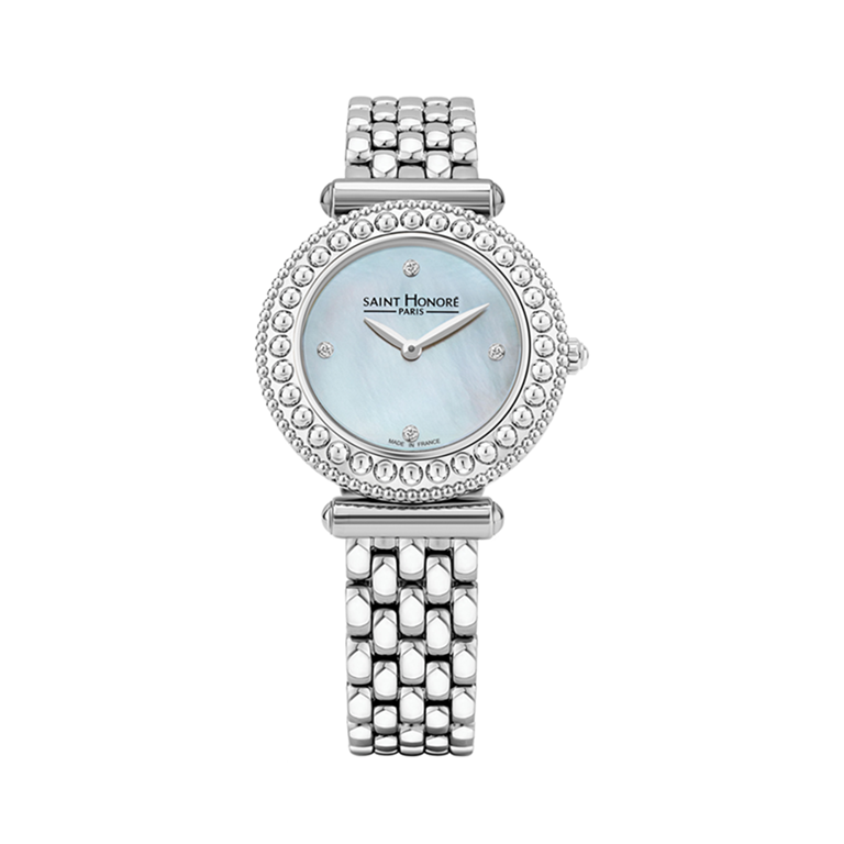 GALA Women's watch - stainless steel, white & diamond effect dial, stainless steel strap